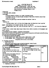 Giáo án Tiếng Anh Lớp 8 - Unit 4 - Năm học 2019-2020 - Trường THCS Mỹ Tho